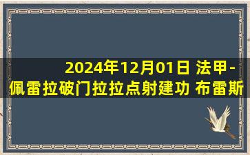 2024年12月01日 法甲-佩雷拉破门拉拉点射建功 布雷斯特3-1斯特拉斯堡